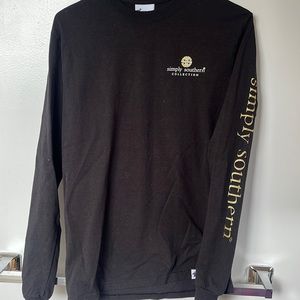 Long Sleeve Simply Souuthern Pineapple tee